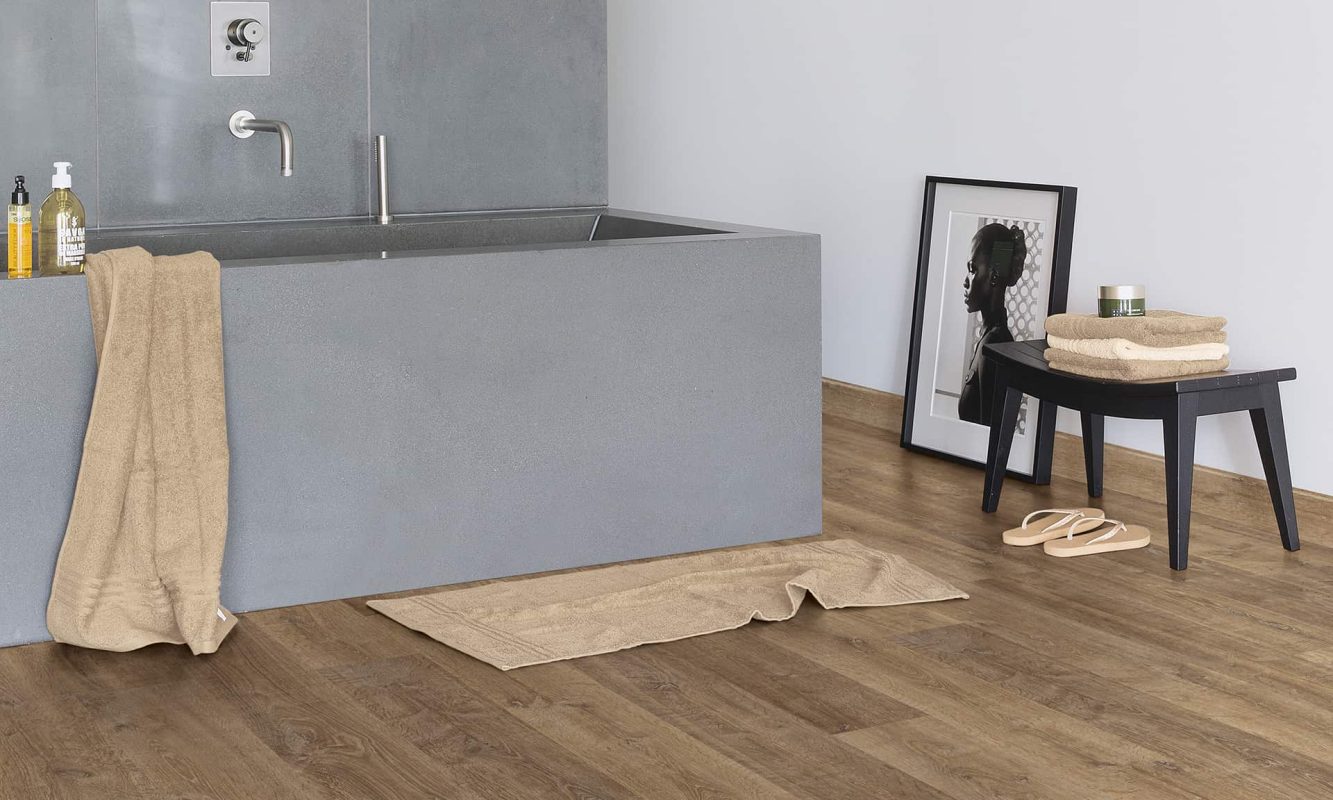 PVC badkamer vloer