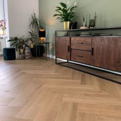 Alternative view of Douwes Dekker Ambitieus Brede Visgraat Boterkoek Beige 76,2x15,24