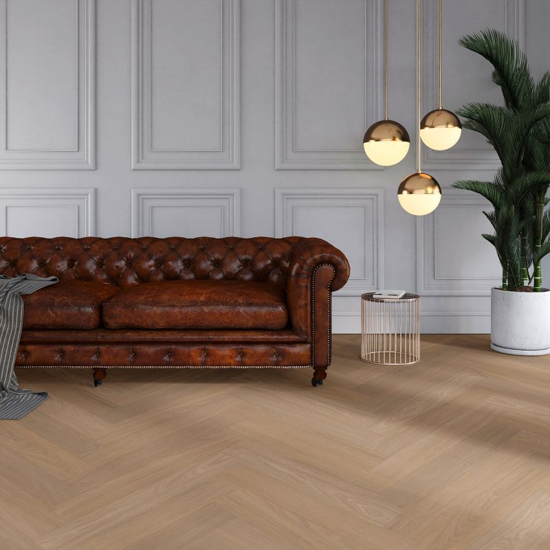Vivafloors Walvisgraat 7870 15,2×91,4 Wood Touch Lichtbruin