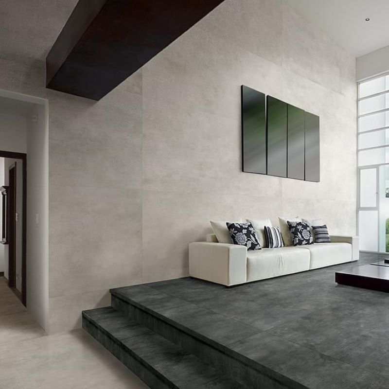 Betonlook Tegel Slabs 80×160 – AVA Skyline Ghiaccio Mat Grijs
