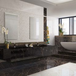 Alternative view of Versace Ceramics - Marble Nero 58,5x117,5 Marmerlook Versace Tegels Zwart