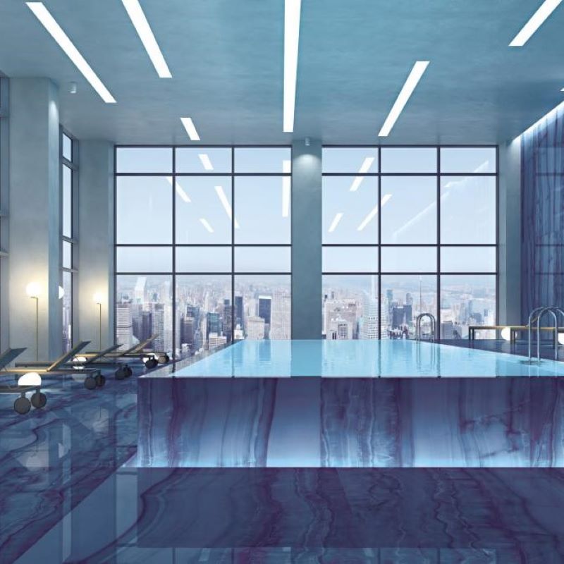 Marmerlook Tegel Slabs 320×160 – AVA Nautilus Blauw