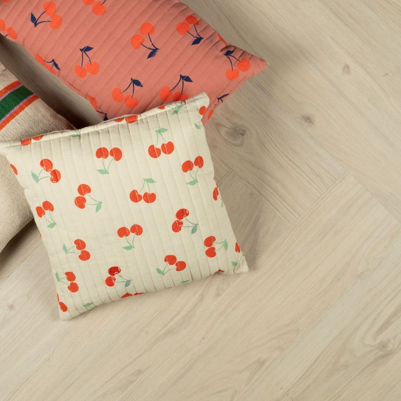 Douwes Dekker Ambitieus Brede Visgraat 72×18 Cheesecake Beige