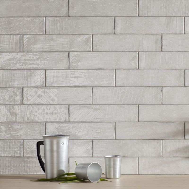 Handvorm Tegel 7,5×30 Harmony Arcadia White