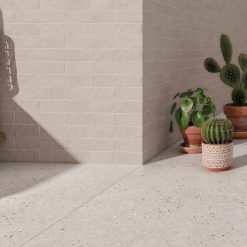 Alternative view of Natuursteenlook Tegel 90x90 Harmony Sienna Sand