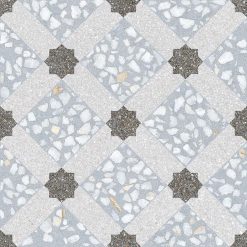 30x30 tegels Terrazzo Portugese Tegels - Farnese Azul Mancini