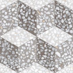 30x30 tegels Terrazzo Portugese Tegels - Farnese Cavour Cemento Grijs
