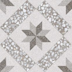 30x30 tegels Terrazzo Portugese Tegels - Farnese Gadner Cemento Grijs