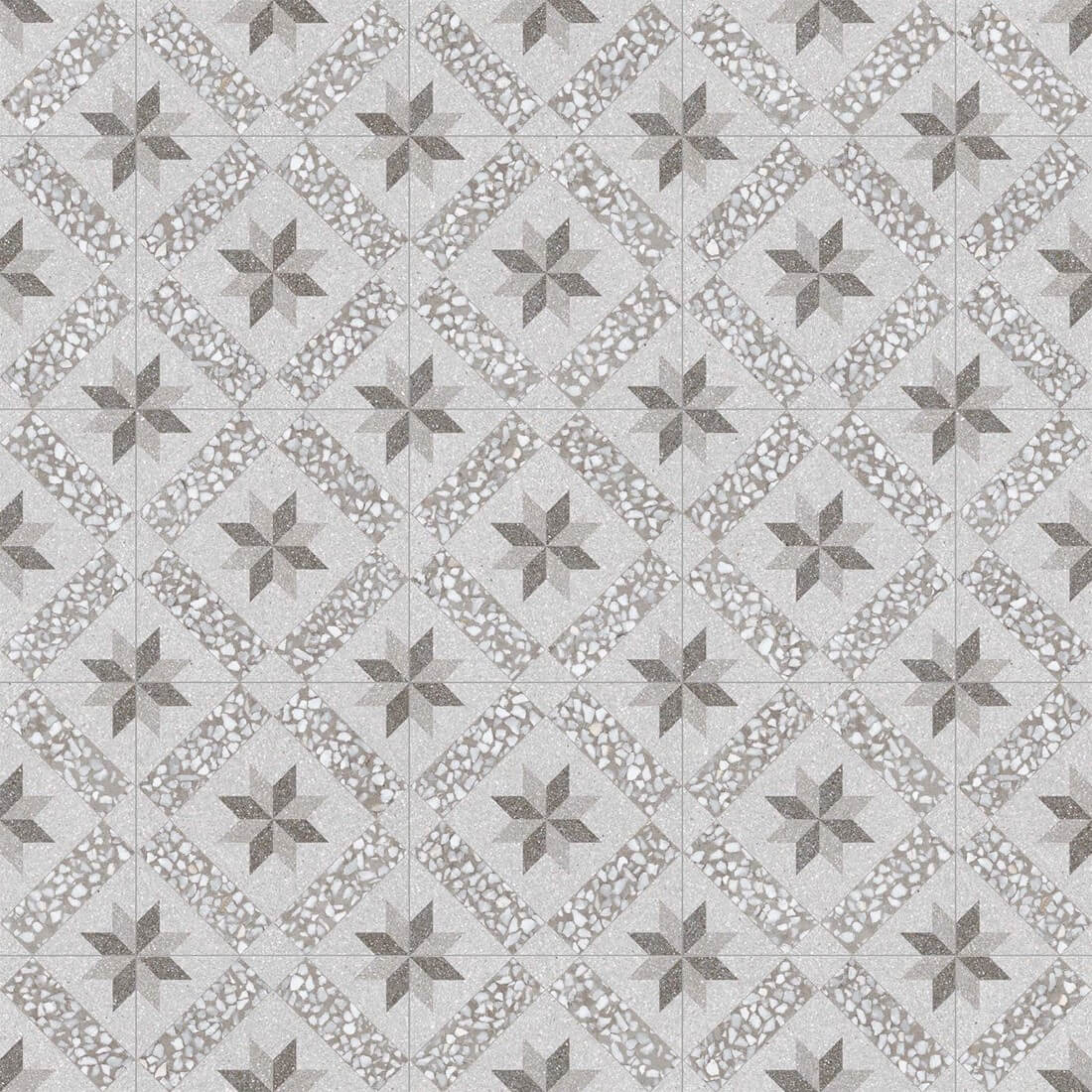 30x30 Terrazzo Portugese Tegels - Farnese Gadner Cemento Grijs 30x30 Terrazzo Portugese Tegels - Farnese Gadner Cemento Grijs