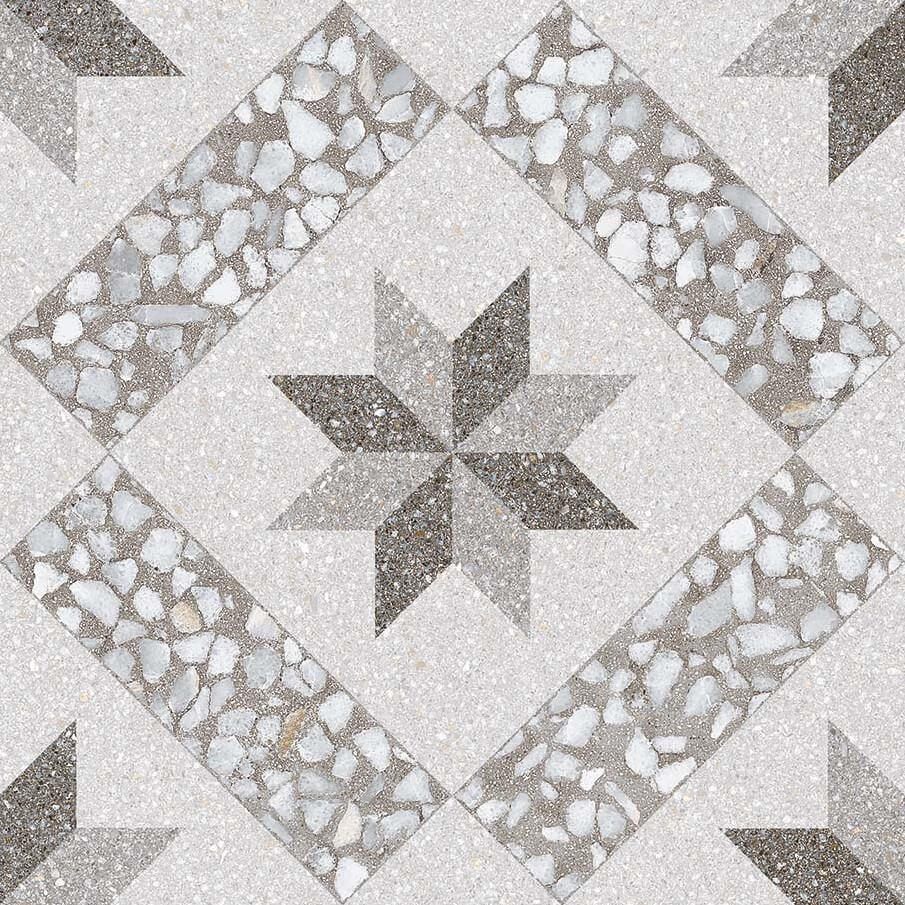 30x30 Terrazzo Portugese Tegels - Farnese Gadner Cemento Grijs 30x30 Terrazzo Portugese Tegels - Farnese Gadner Cemento Grijs
