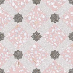 30x30 tegels Terrazzo Portugese Tegels - Farnese Mancini Rosa Roze
