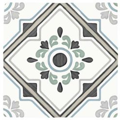 Handvorm Tegel 12,3×12,3 Harmony Medina Sand Bloom Grijs