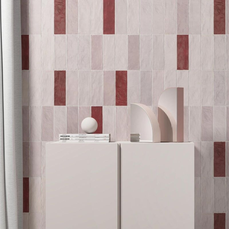 Handvorm Tegel 6,5×20 Harmony Patio Pink