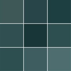 Handvorm Tegel 12,3×12,3 Harmony Cube Green