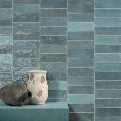 Alternative view of Handvorm Tegel 6,5x20 Harmony Djerba Aqua Blauw