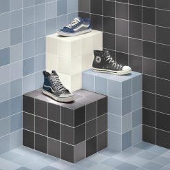 Alternative view of Handvorm Tegel 12,3x12,3 Harmony Cube White