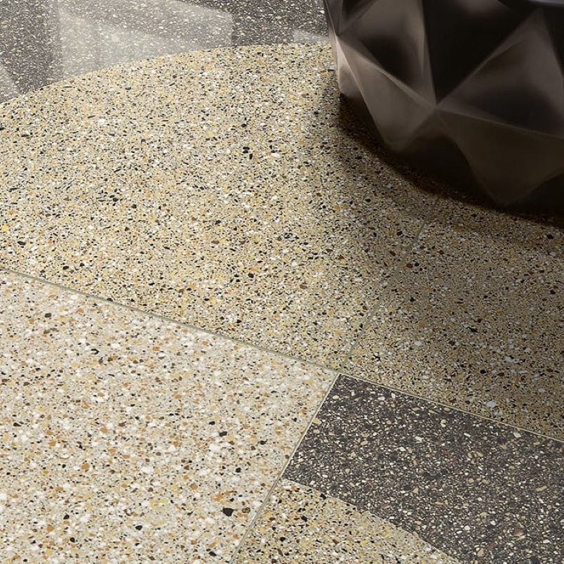 Terrazzolook Tegel Palladio Valmarana Naturale 60x60 Beige Terrazzolook Tegel Palladio Valmarana Naturale 60x60 Beige
