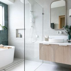 Alternative view of Leisteenlook Tegel 60x120 Limestone White Riga