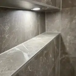 Alternative view of Marmerlook Tegels 60x60 - Persian Grey Grijs Bruin