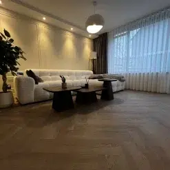 Woonkamer Belakos visgraat plak pvc vloer