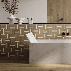 Alternative view of Houtlook Tegels Honey Wood Bricola 24x240 Beige
