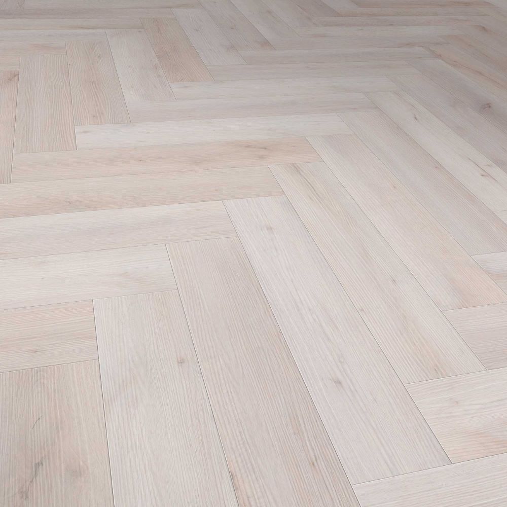 Mansion Comfort Click 5Gi Visgraat 15×75 White Oak Lichtbruin