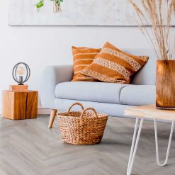 Mansion Dryback Visgraat 15x75 Sand Oak Lichtgrijs