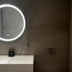 Badkamer betonlook wandtegels