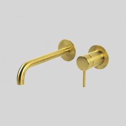 Lagoo Inbouw 1-greeps Wastafelmengkraan Uitloop 19 cm - Brushed Brass Goud G1200-19BB