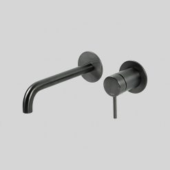 Lagoo Inbouw 1-greeps Wastafelmengkraan Uitloop 19 cm - Brushed Gun Metal G1200-19GM