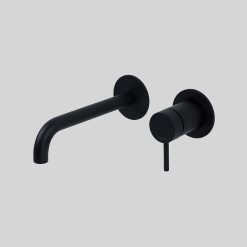 Lagoo Inbouw 1-greeps Wastafelmengkraan Uitloop 19 cm - Matt Black Zwart G1200-19MB
