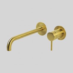 Lagoo Inbouw 1-greeps Wastafelmengkraan Uitloop 22 cm - Brushed Brass G1200-22BB
