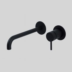 Lagoo Inbouw 1-greeps Wastafelmengkraan Uitloop 22 cm - Matt Black G1200-22MB