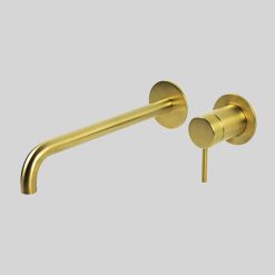 Lagoo Inbouw 1-greeps Wastafelmengkraan Uitloop 26 cm - Brushed Brass G1200-26BB