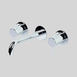 Lagoo Inbouw 2-greeps Wastafelmengkraan Uitloop 19 cm - Chrome G1204-19CH
