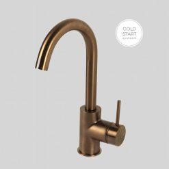 Lagoo Wastafelmengkraan Draaibare Uitloop Brushed Copper PVD Koper G1110BK