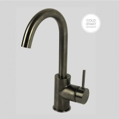 Lagoo Wastafelmengkraan Draaibare Uitloop Brushed Gun Metal G1110GM