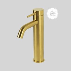 Lagoo Wastafelmengkraan Medium Brushed Brass PVD Goud G1102BB