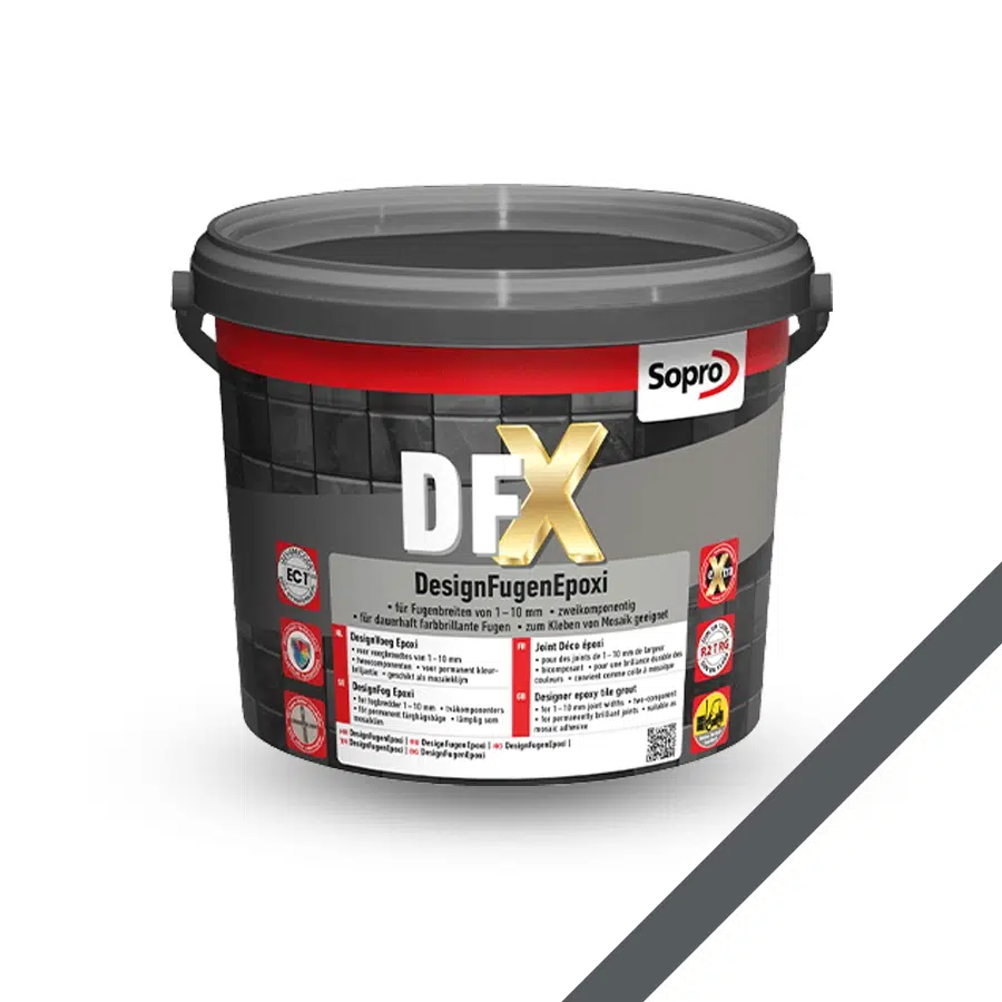 Sopro DFX Epoxy Designvoeg Twee Componenten - Antraciet - 5 KG