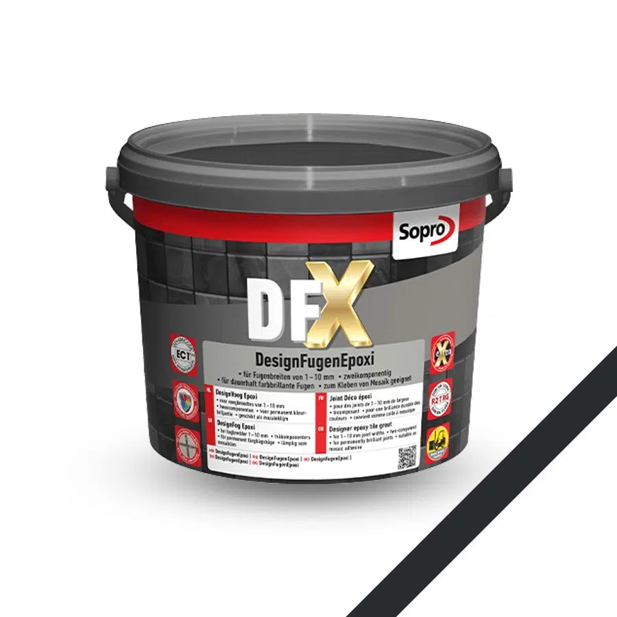 Sopro DFX Epoxy Designvoeg Twee Componenten - Zwart - 3 KG