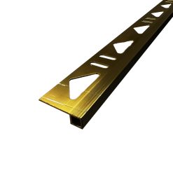 Tegelprofiel Alferquad Vierkant Goud Geborsteld 6 mm