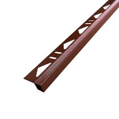 Tegelprofiel Alferquad Vierkant Terracotta Gepoedercoat 10 mm