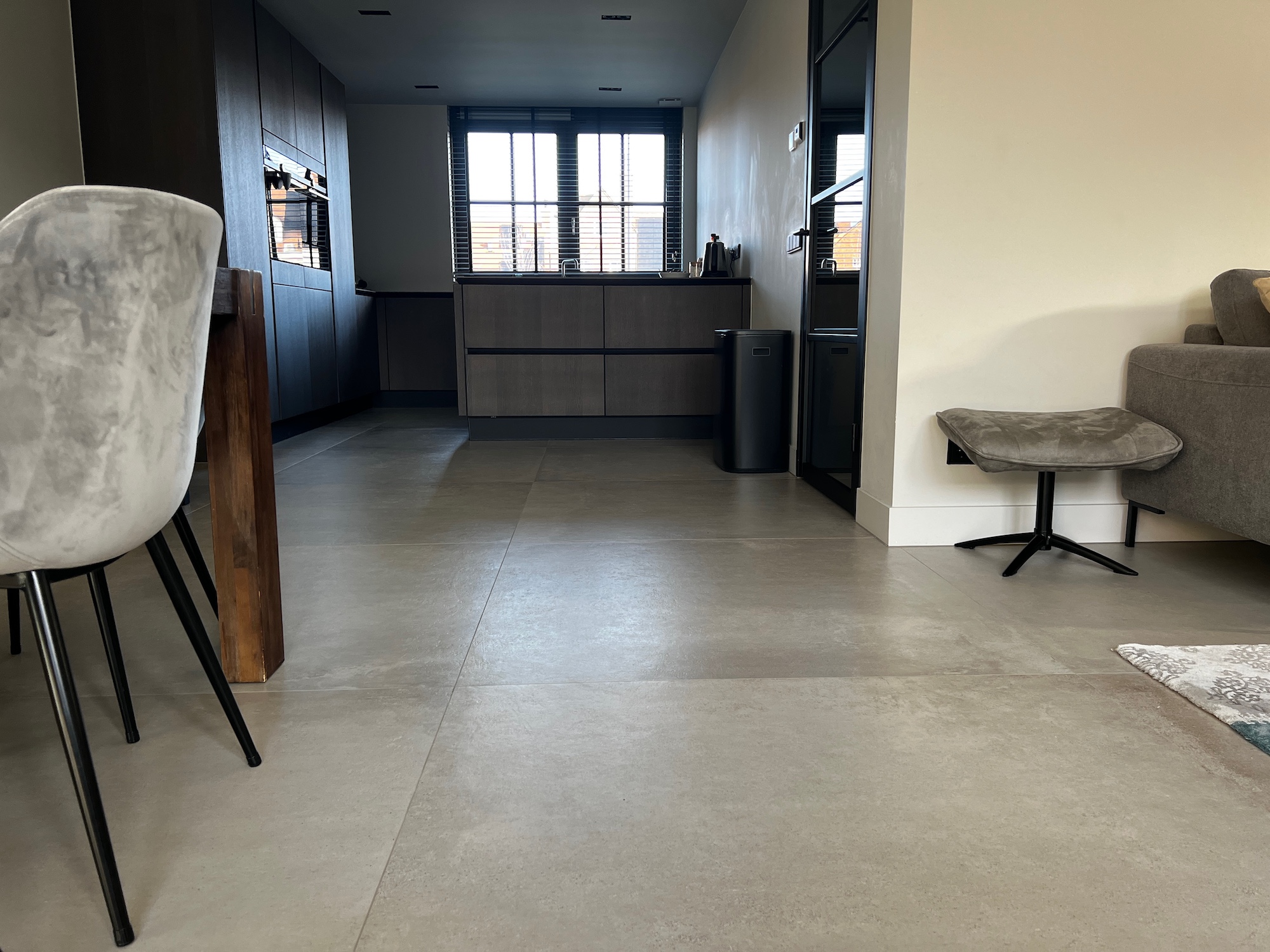 Woonkamertegels betonlook