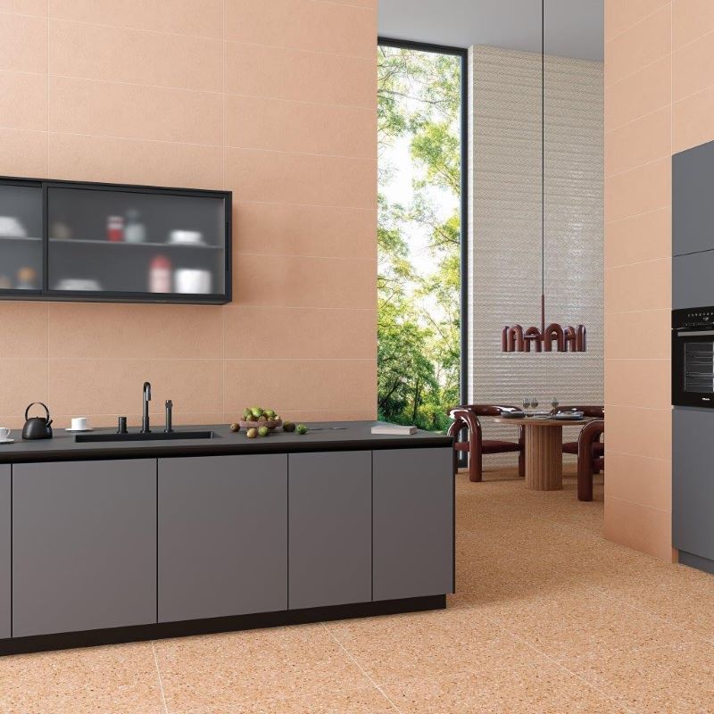 Wandtegel Ritmo-R Rojizo 32×99 Rood