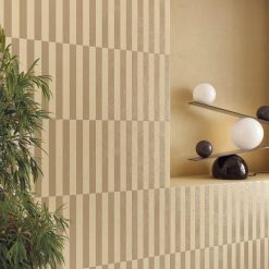 Alternative view of Wandtegel Ritmo Zouk-R Mostaza Oro Viejo 32x99 Geel Beige