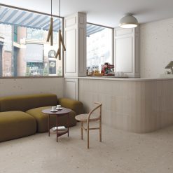 60x60 Terrazzo Tegels Croccante Avellana Sfeer