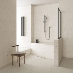 60x60 Terrazzo Tegels Croccante Tutti Frutti Lichtgrijs Sfeer