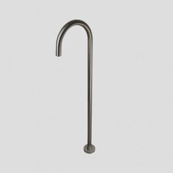 G3202GM Lagoo Vrijstaande baduitloop - Brushed Gun Metal