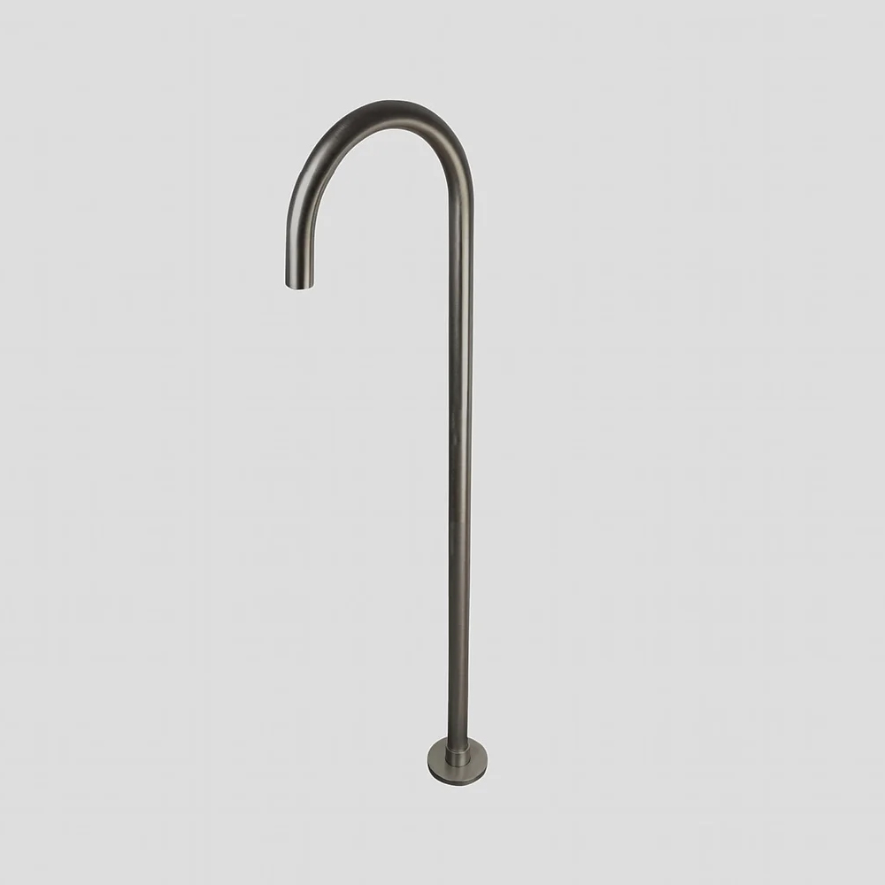G3202GM Lagoo Vrijstaande baduitloop - Brushed Gun Metal