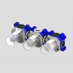 G3206 Lagoo Inbouw badmengkraan met uitloop en omstel - Inbouwbox